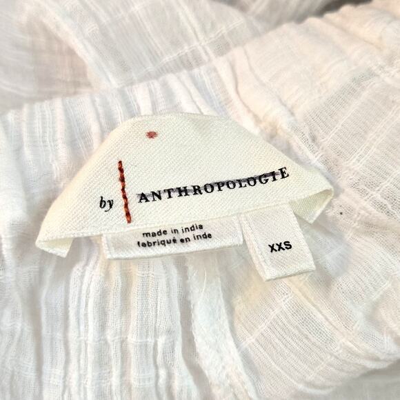 By Anthropologie White Eyelet 2-Piece Set – Top & Shorts – Size XXS - Picture 9 of 13